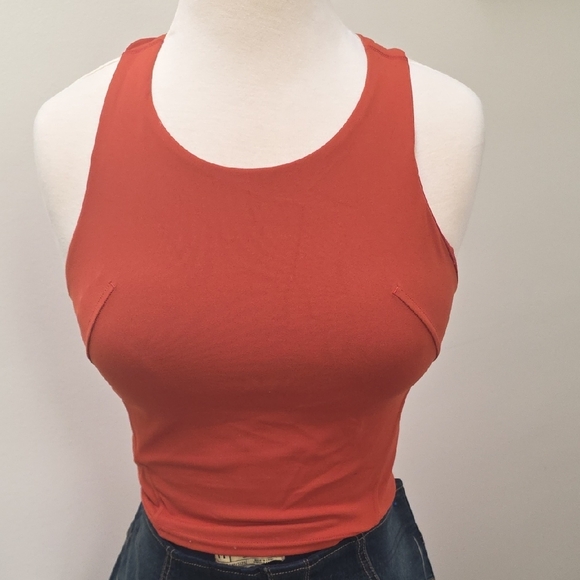 Lululemon Rust Racerback Tank Top - Picture 3 of 3